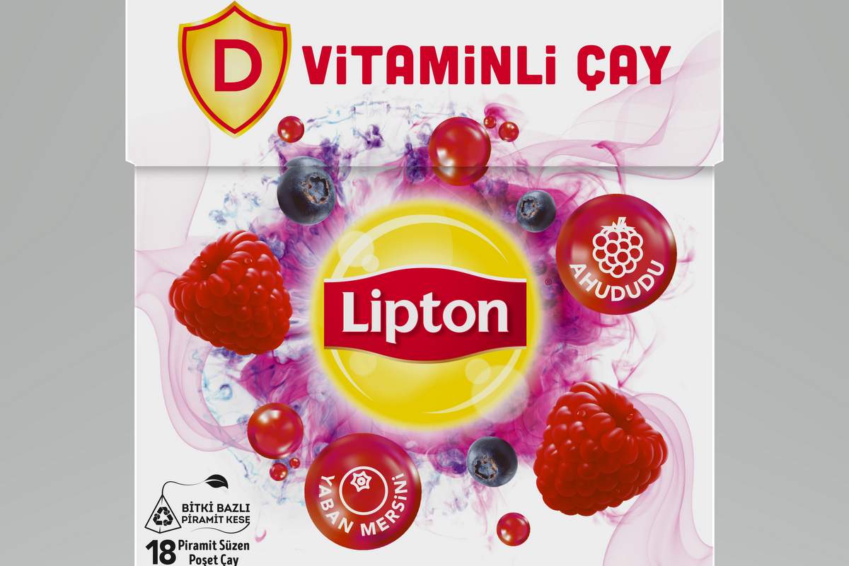 Lipton'dan vitaminli çaylar serisi 