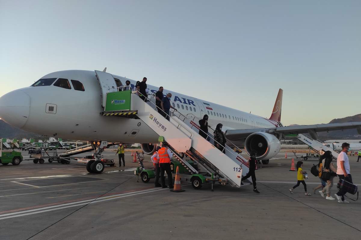 Gazipaşa-Alanya Kish Air’in ilk seferini karşıladı