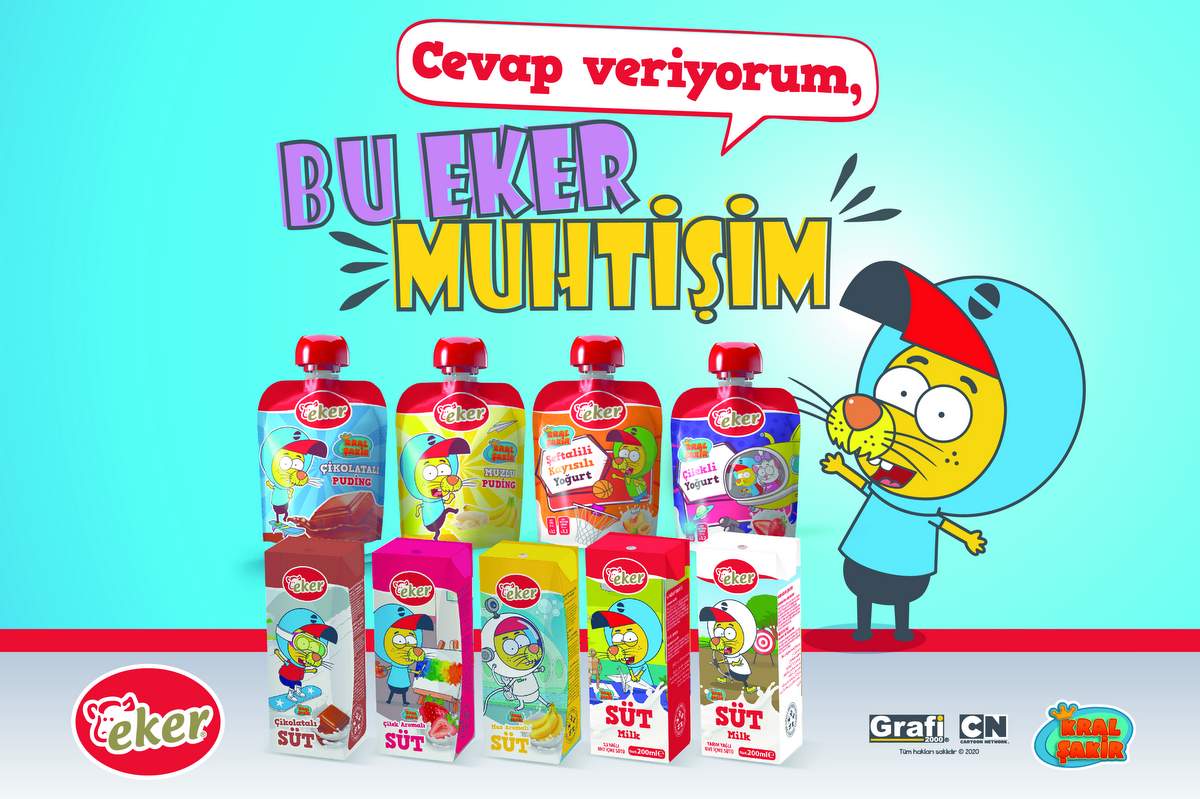 Beslenme saatleri için Kral Şakir’li süt seçenekleri