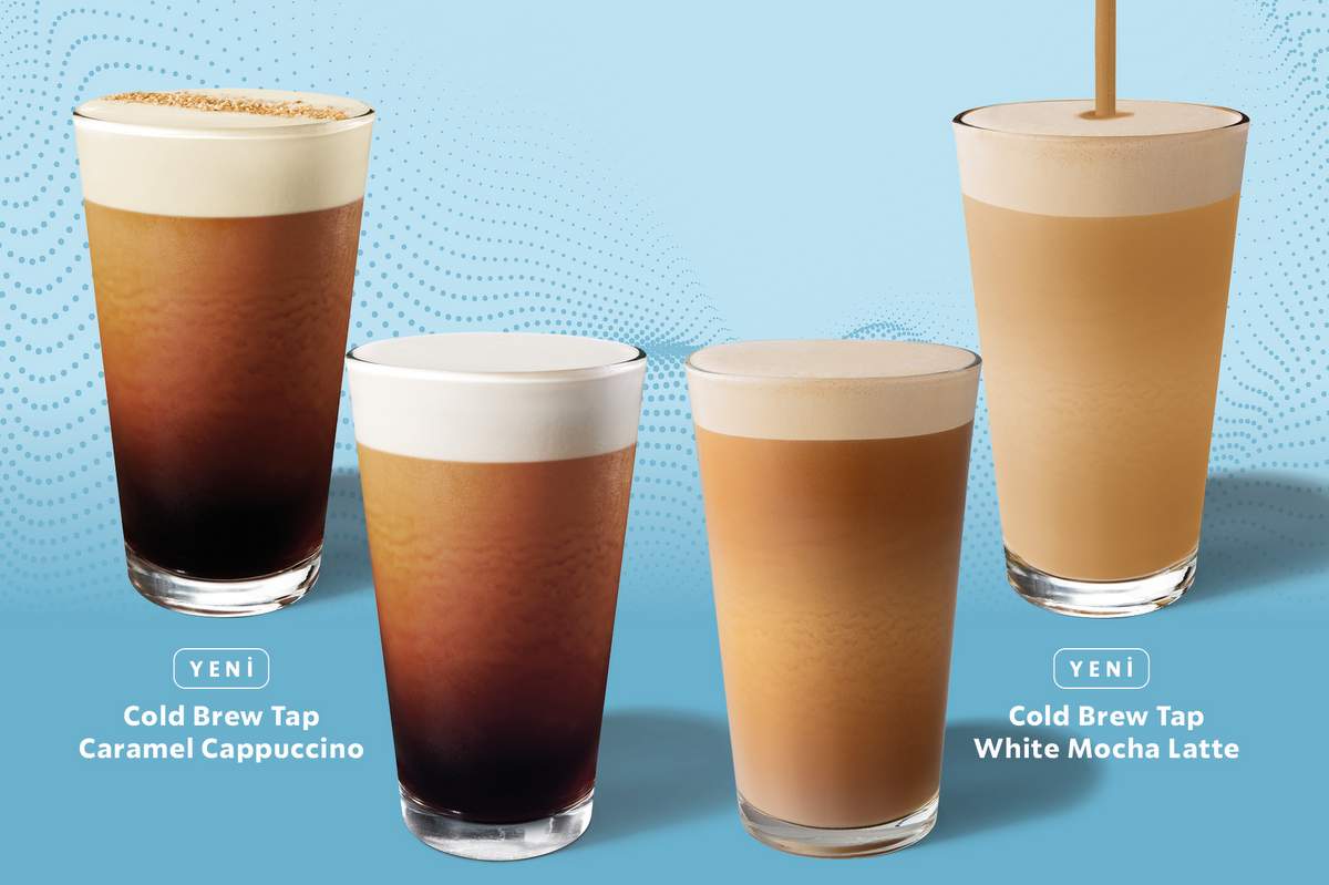 Starbucks’tan yeni bir kahve deneyimi Cold Brew Tap Ailesi