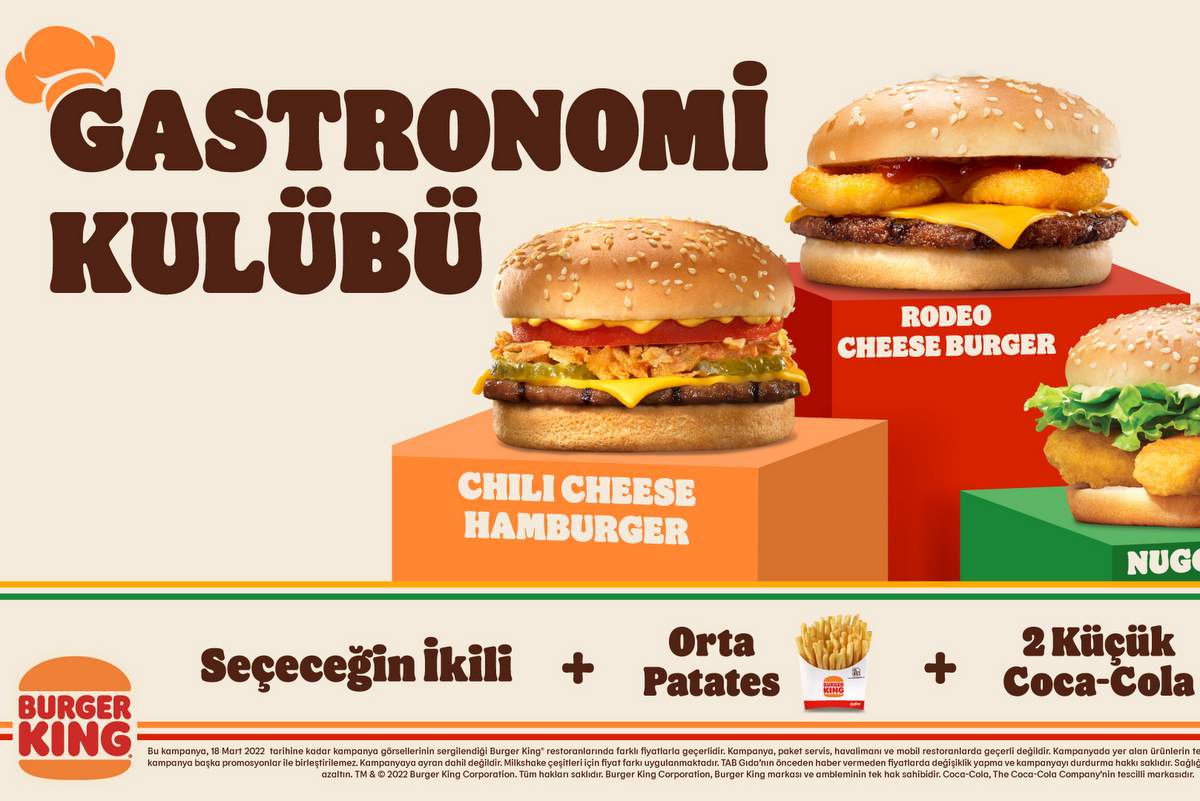 Burger King®’ten ‘Gastronomi Kulübü’ 