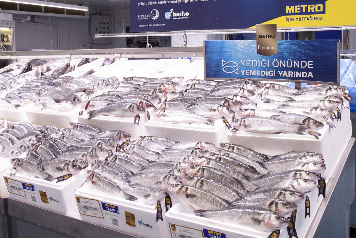 Sürdürülebilir ve Omega 3 zengini levrekler Metro Türkiye raflarında!