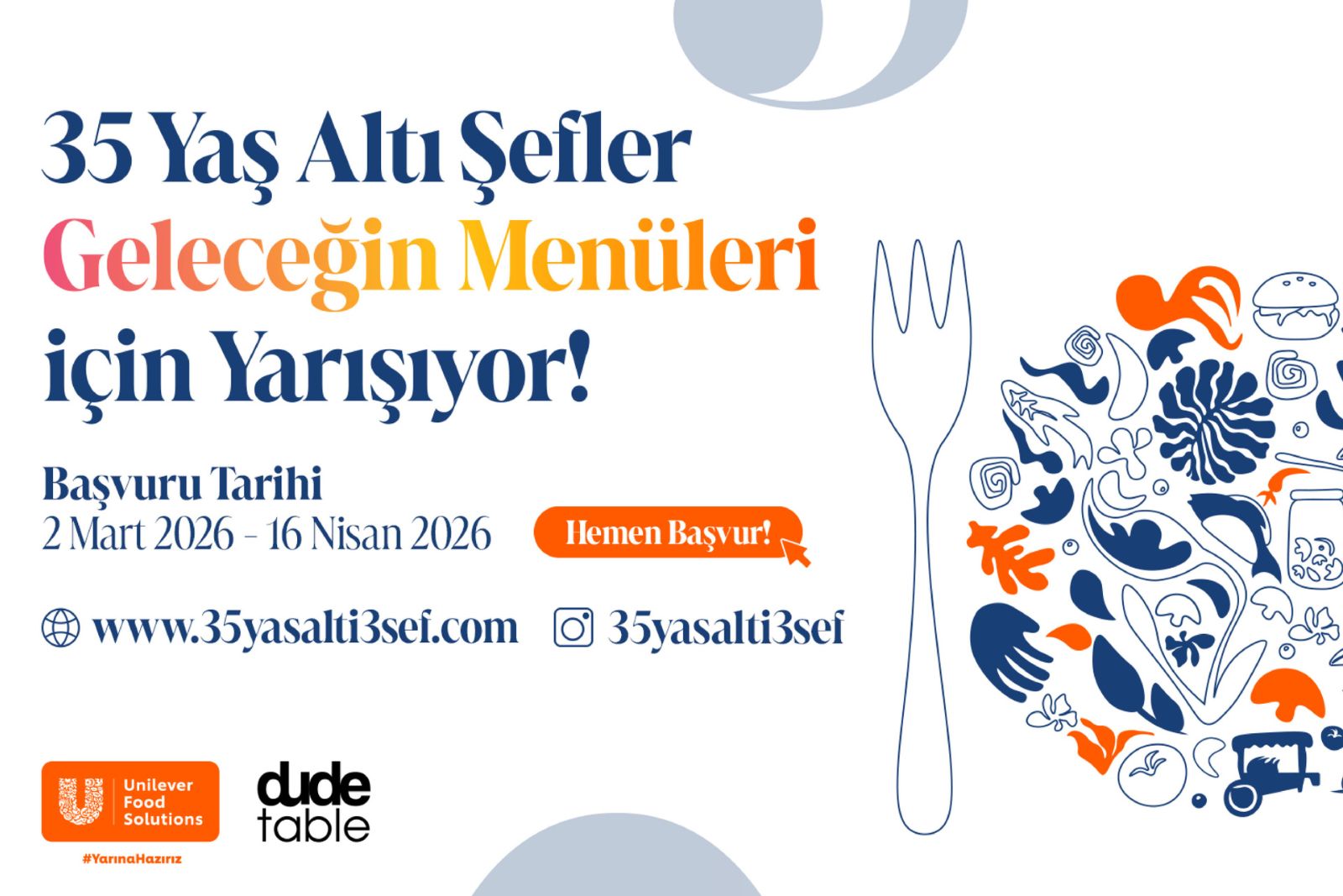 35 Yaş Altı 3 Şef Yarışması başlıyor