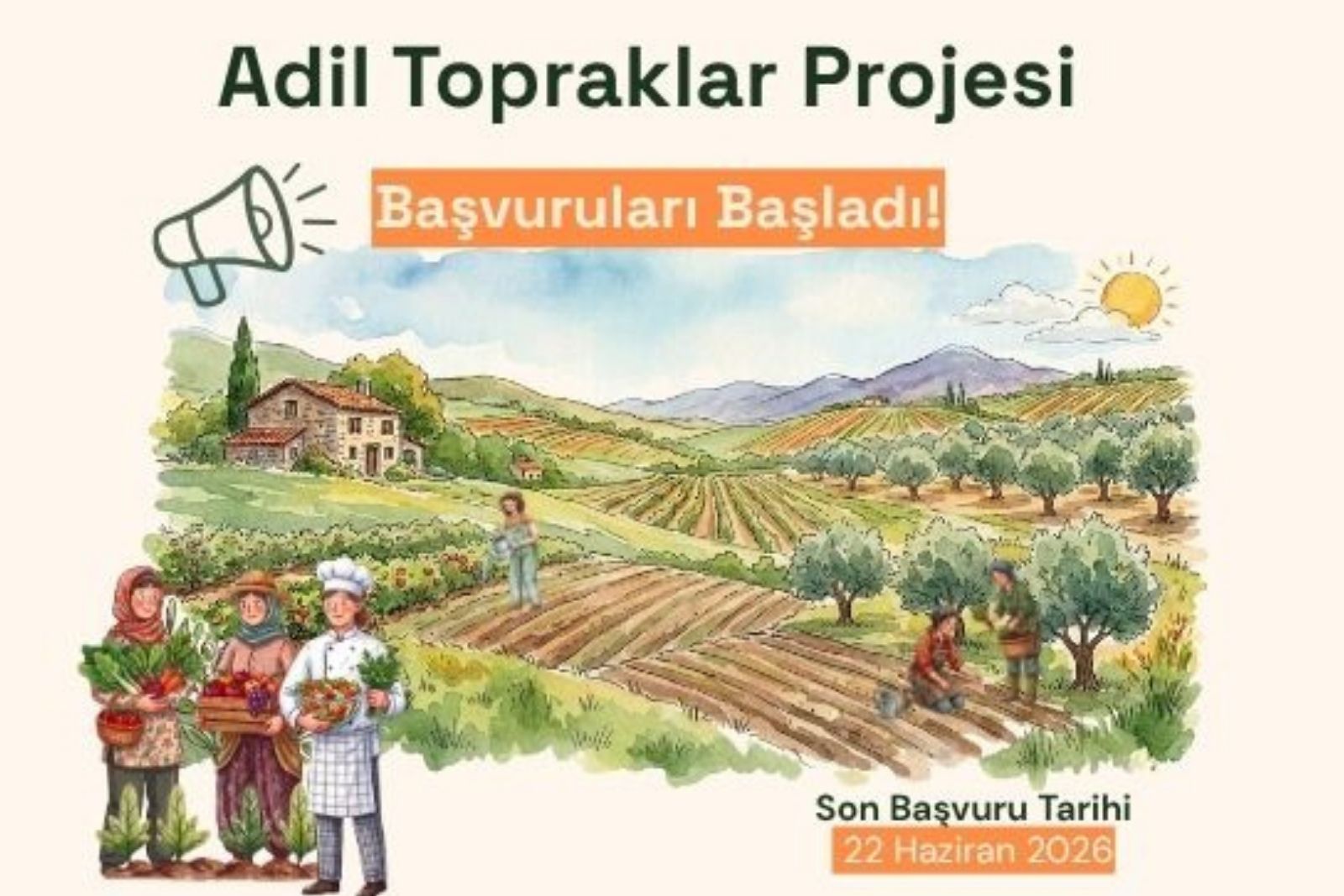 Adil Topraklar Projesi, üretici kadınların bilgiye ve pazara erişimlerini kolaylaştıracak