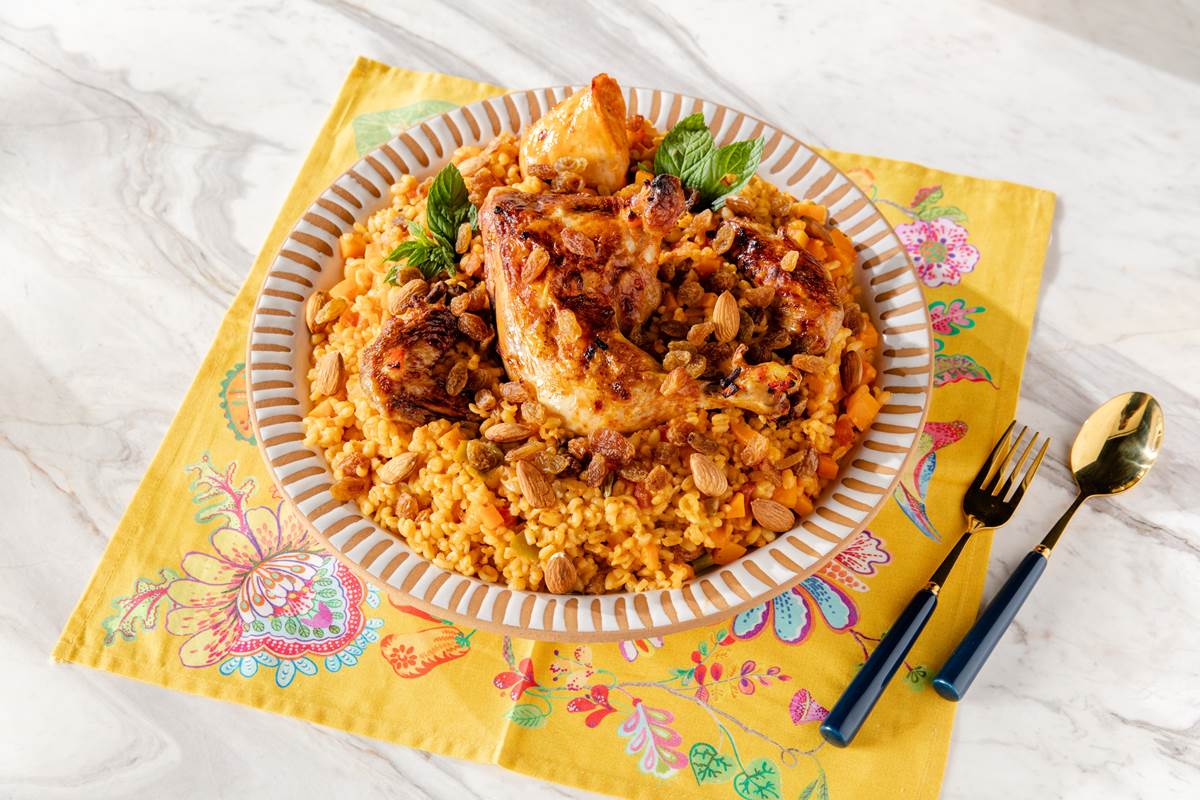  Arabistan mutfağından Tavuk Kabsa 