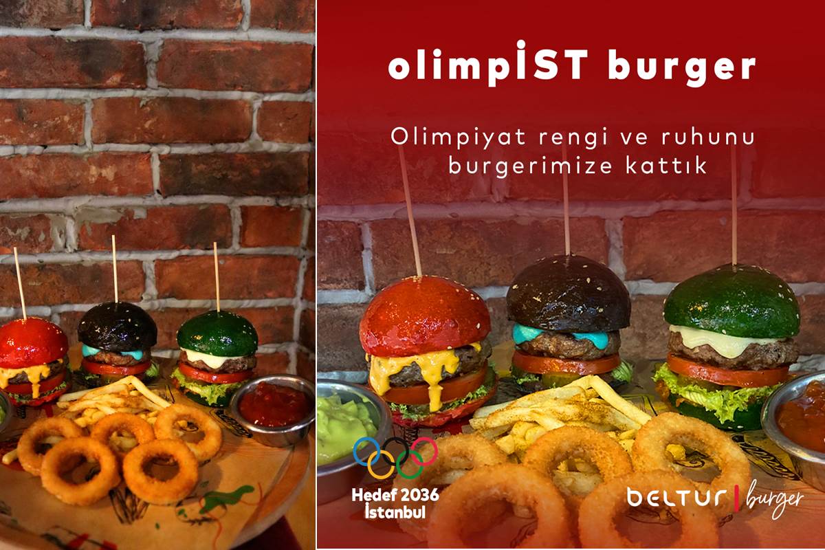 BELTUR olimpiyat ruhunu burgerlerine TAŞIDI!