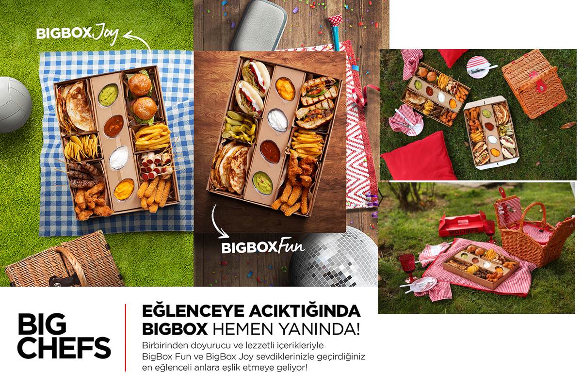 BigChefs, en sevilen lezzetlerini BigBox kutularına sığdırdı! 