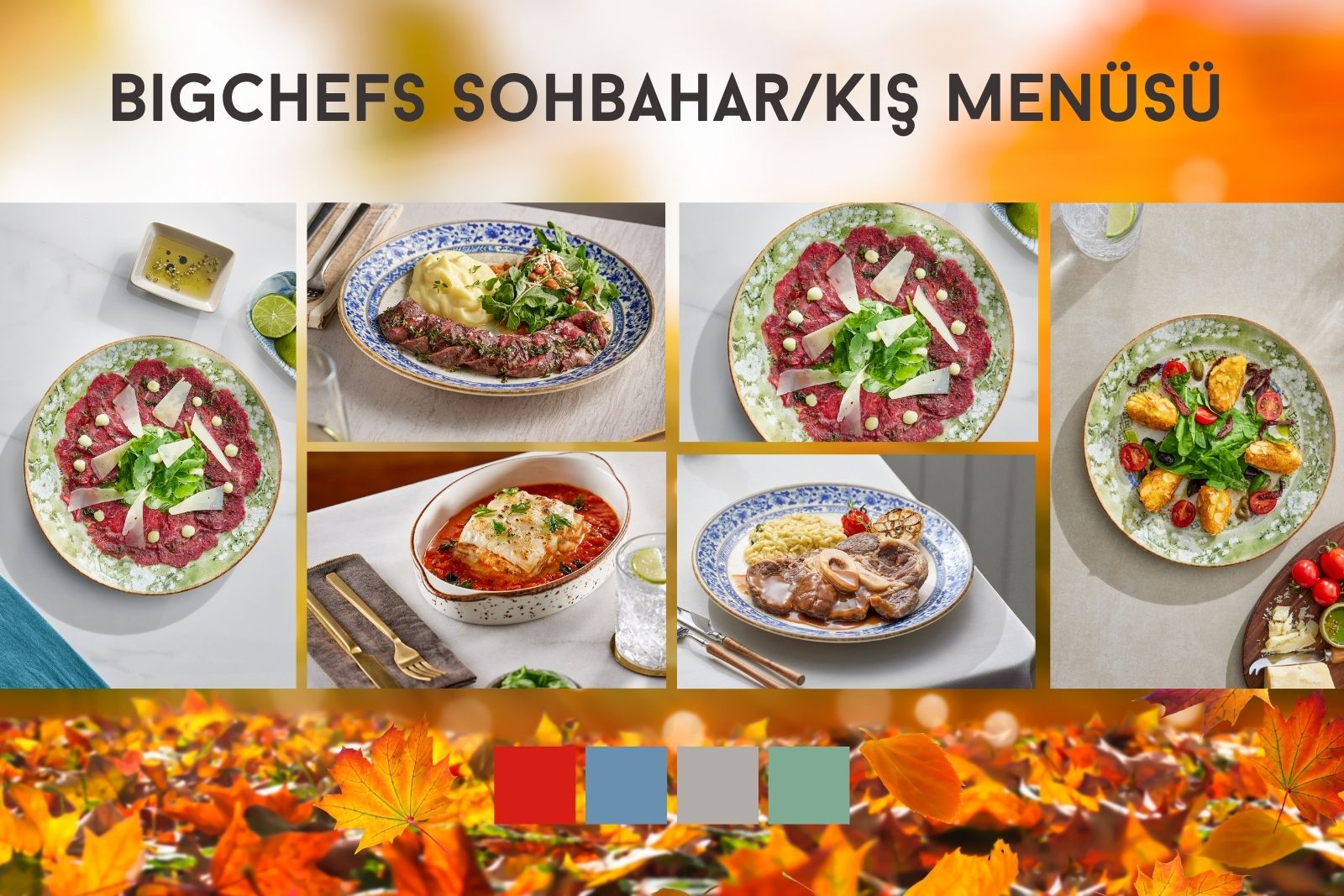 BigChefs'in sonbahar/kış menüsünde İtalyan mutfağı yeniden yorumlandı 