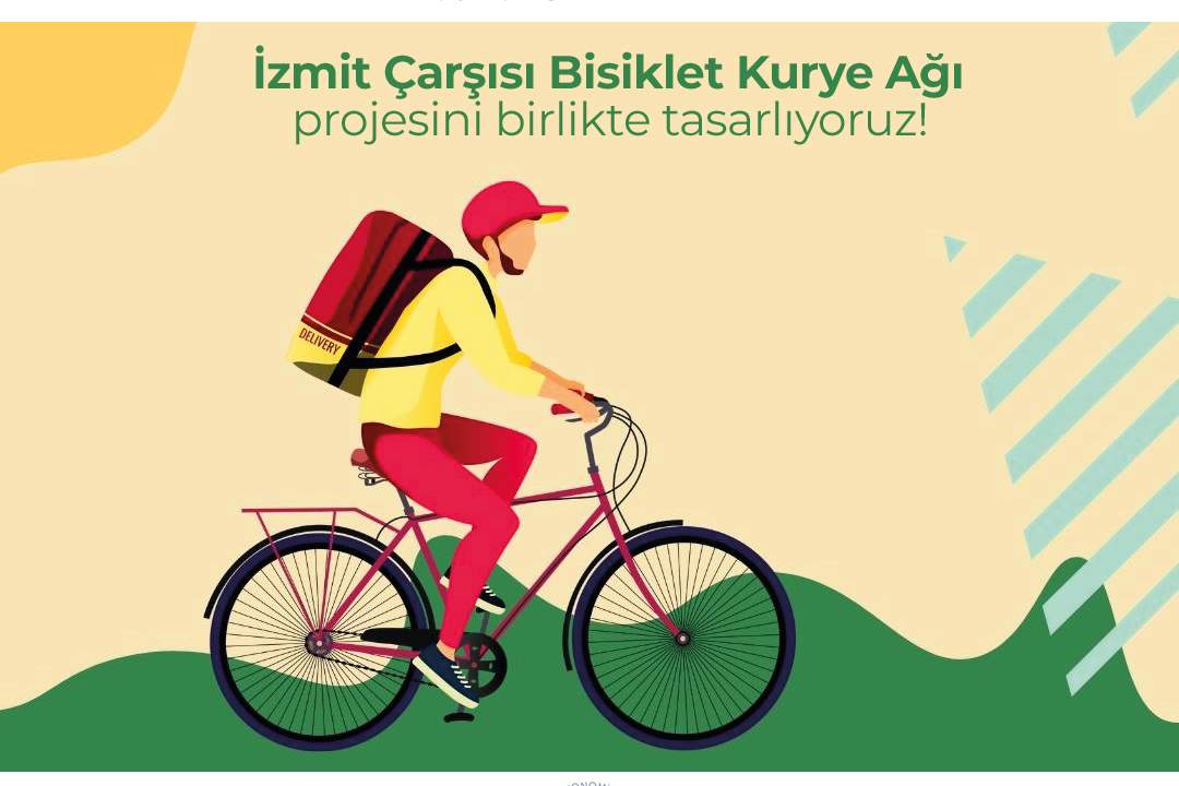 İzmit Çarşısı, Bisiklet Kurye Ağı Projesi’nin geliştirilmesi için fikirleri bekliyor! 