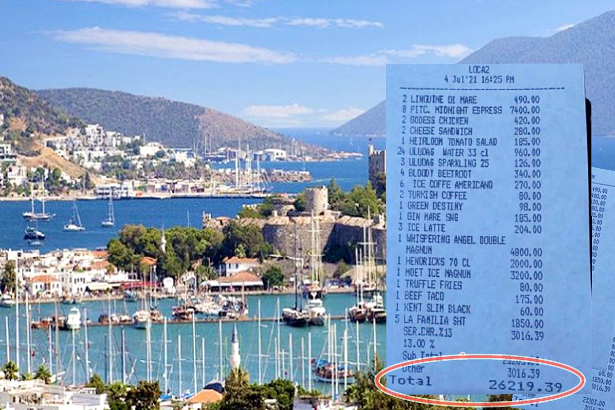 Bodrum'da bir restoran masaya 26 BİN LİRA hesap gönderdi!