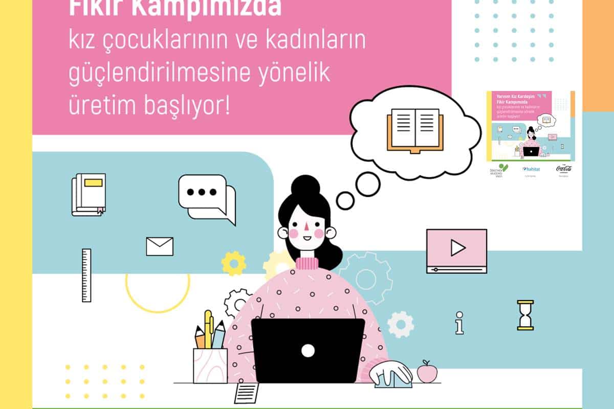Coca-Cola ‘Yarınım Kız Kardeşim Fikir Kampı’nda 