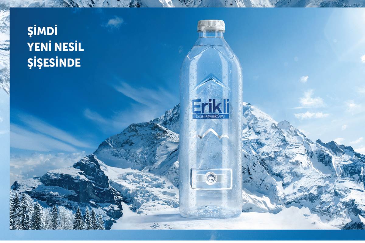 Erikli şimdi yeni nesil premium şişesinde