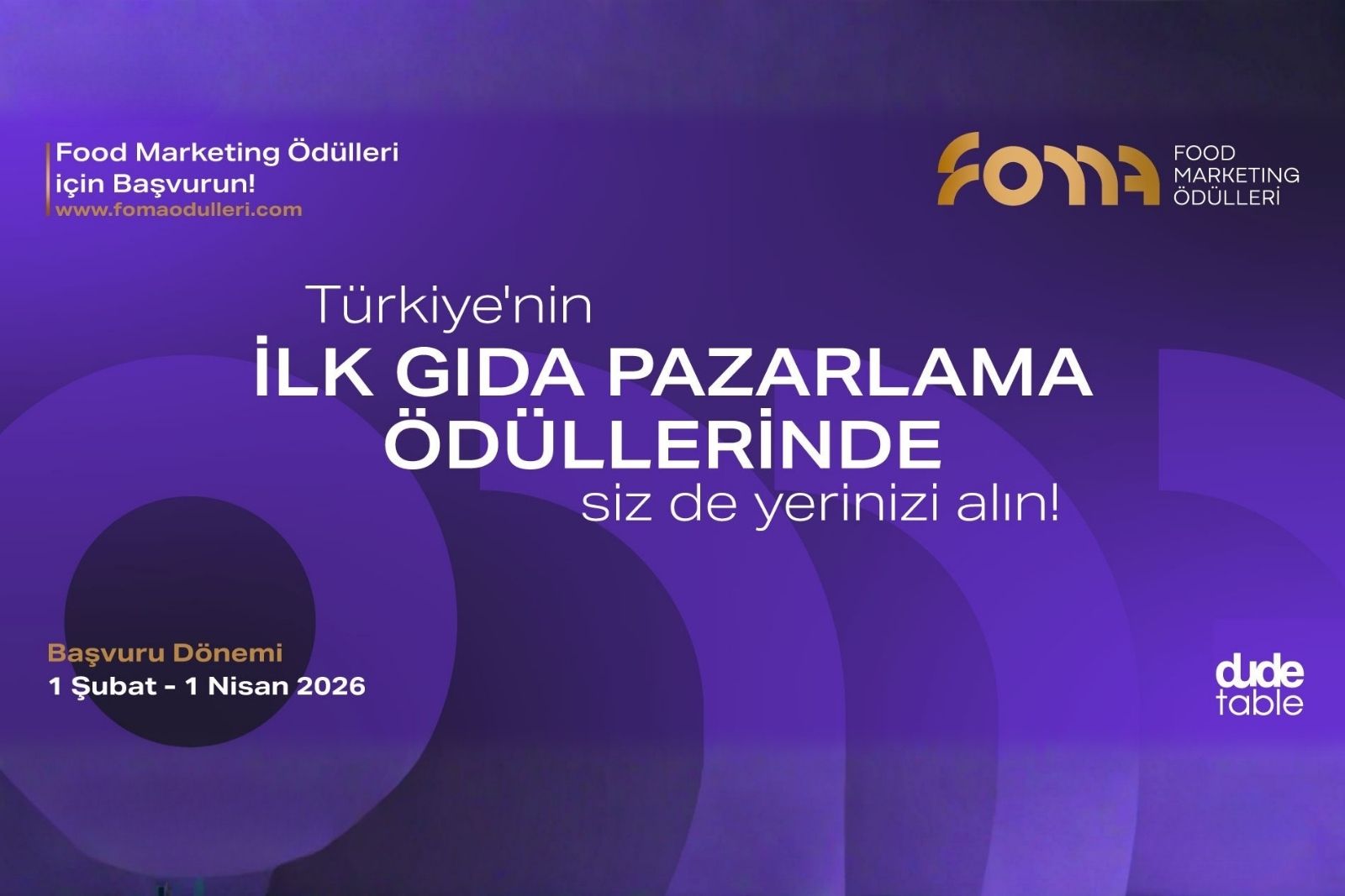 FOMA Ödülleri için başvurular başladı 