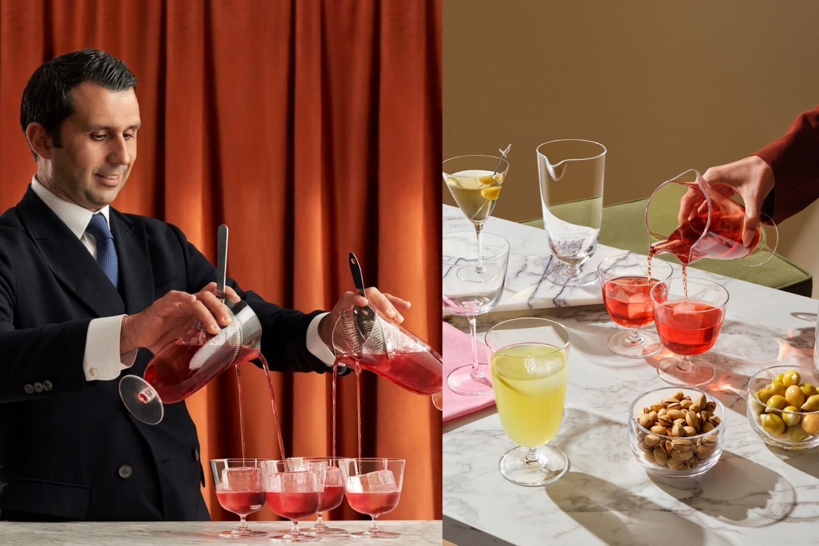 NUDE’un Giorgio Bargiani imzalı Bar/Giani çift gagalı karıştırma kabı