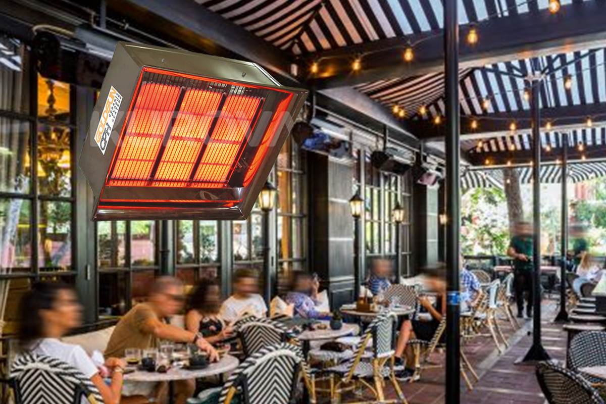 Kafe ve restoranlarda radyant ısıtıcılara talep arttı