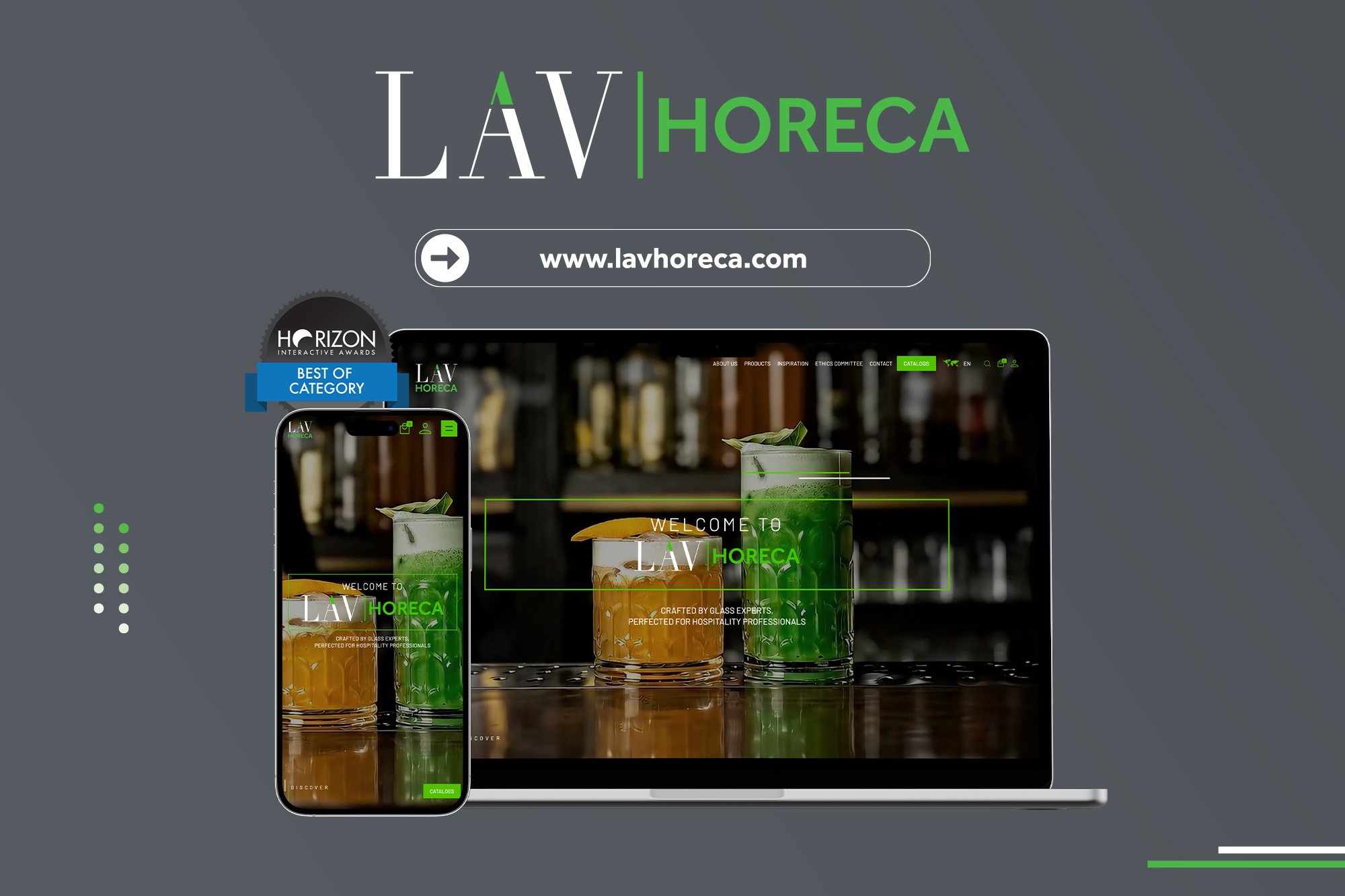 Lav Horeca’ya Horizon Interactıve Awards’tan  birincilik ödülü 