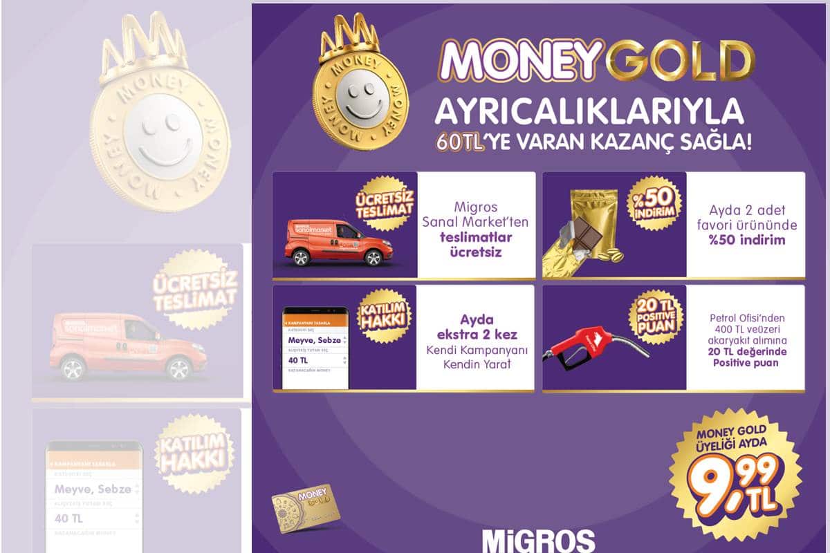 Migros Money Gold ile ayrıcalıklı alışveriş