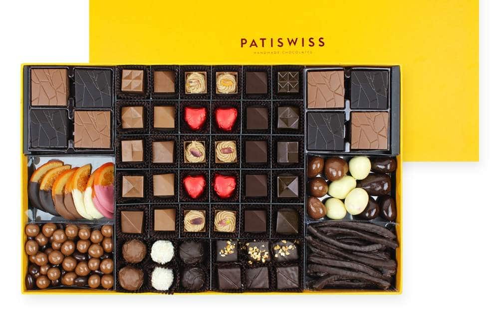 Patiswiss'ten el yapımı çikolata çeşitleri