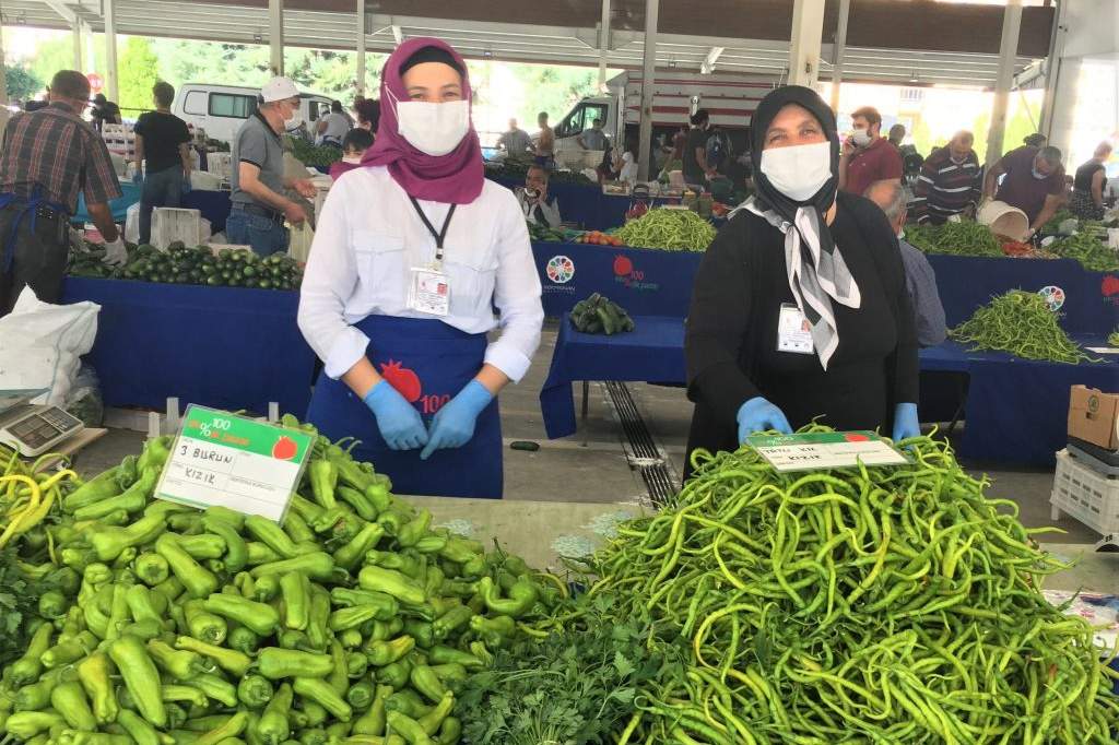 Kayseri Kocasinan yüzde 100 ekolojik pazar 10 yaşında