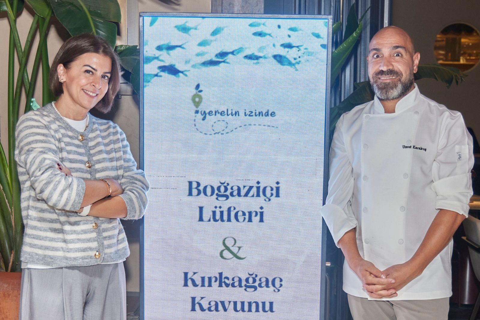 Kırkağaç Kavunu ve Boğaziçi Lüferini aynı sofrada buluşturdular