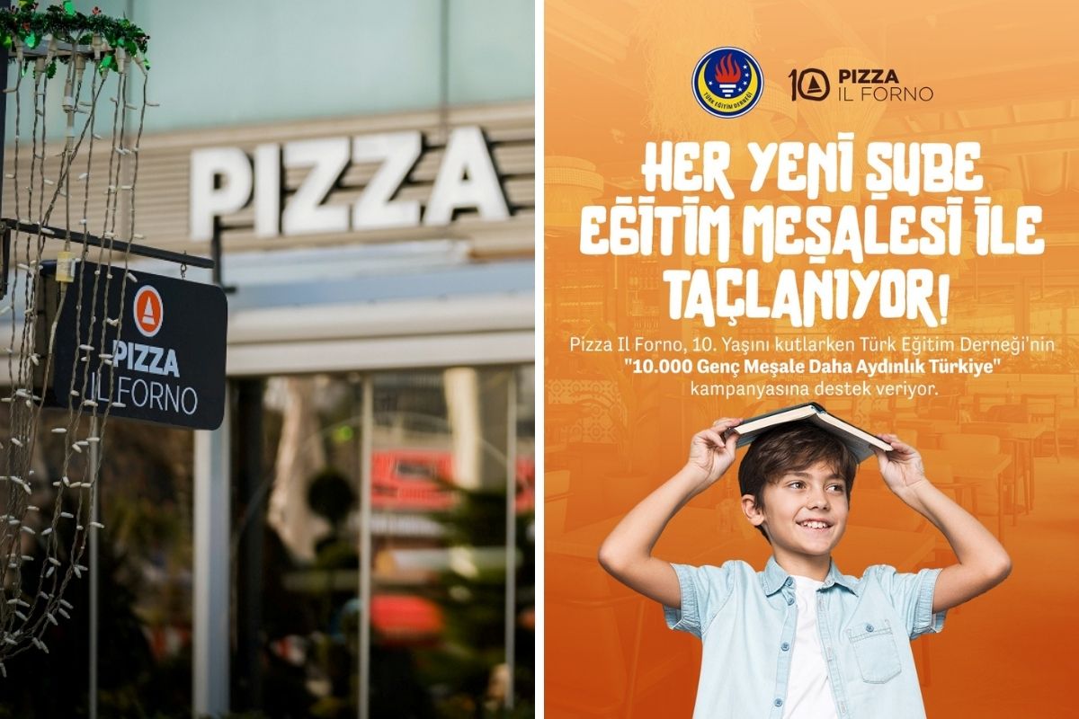 Pizza restoran zincirinden eğitime destek