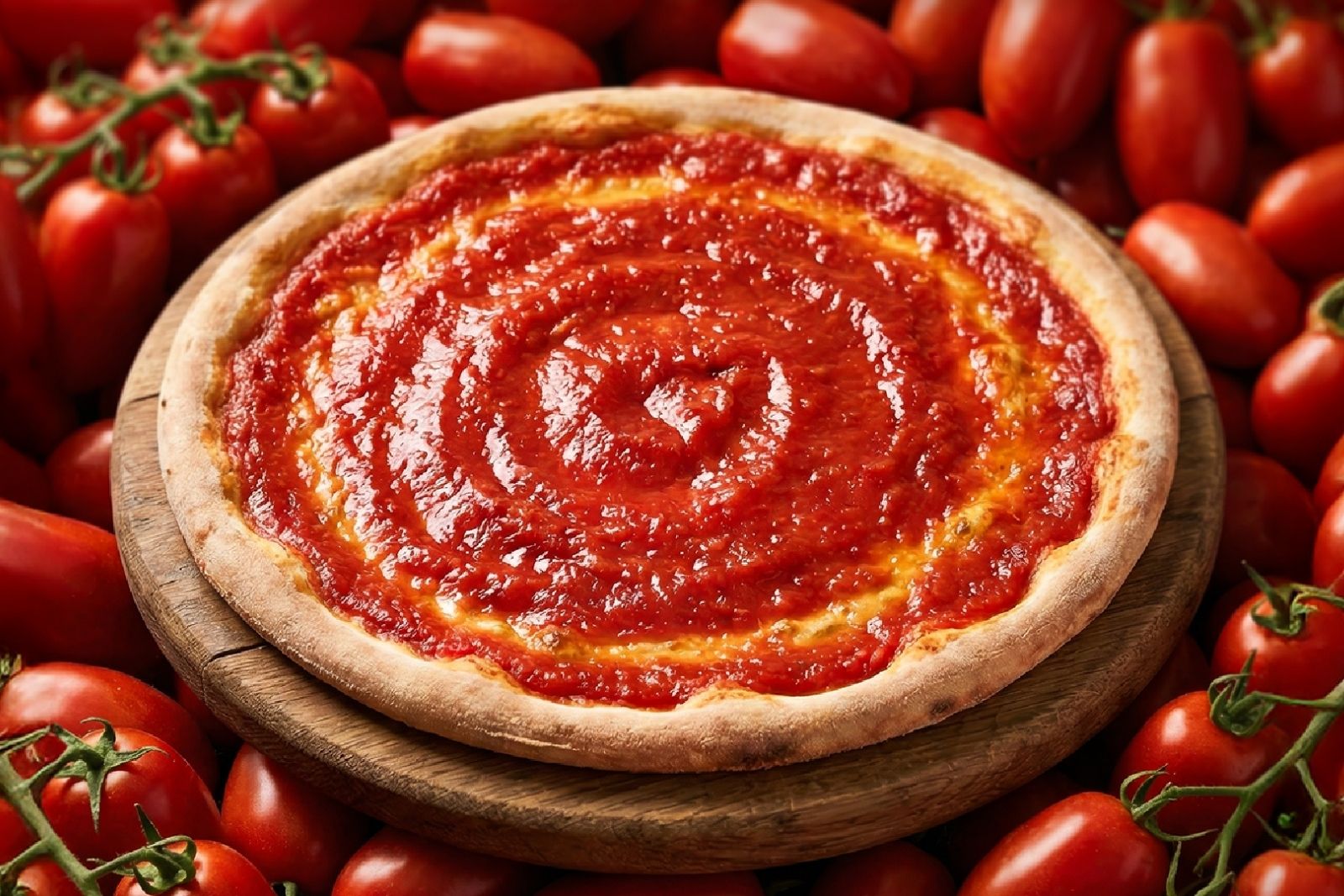 PizzaLazza pizzalarında San Marzano tipi domateslerden üretilen sosları kullanmaya başladı
