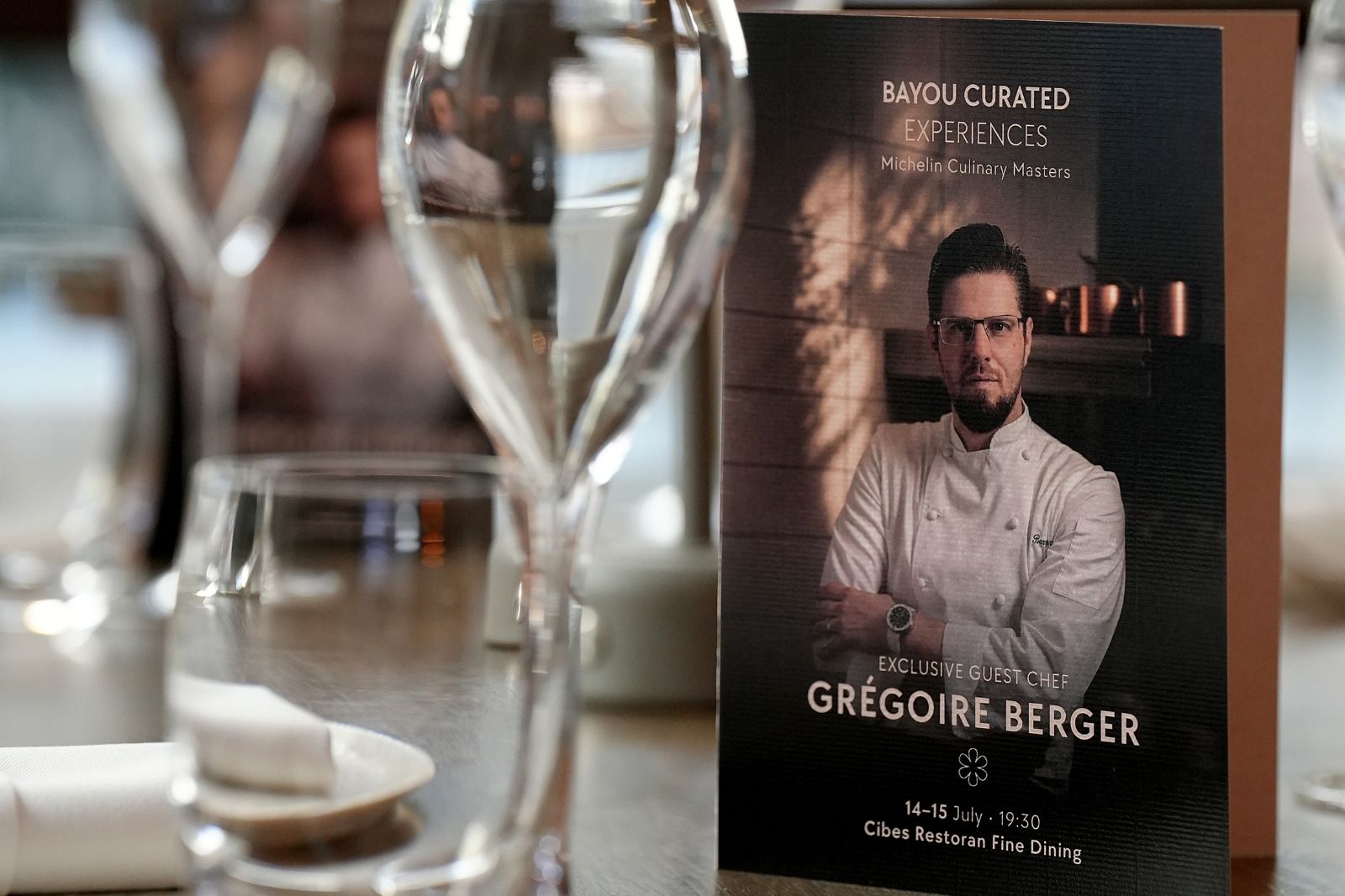 Michelin yıldızlı Şef Gregoire Berger, Anda Barut Collection'a konuk oldu