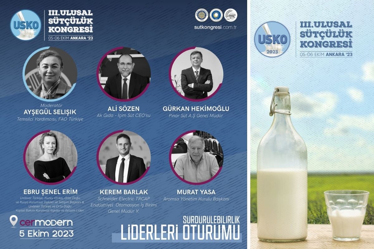 Süt endüstrisinin geleceğine "Sürdürülebilirlik" açısından bakılacak