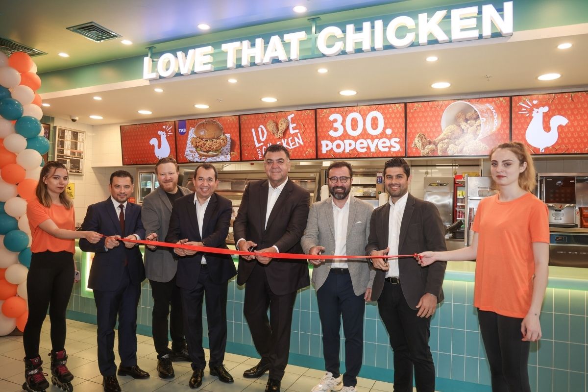 Türkiye’de 300’üncü Popeyes restoranını açtı