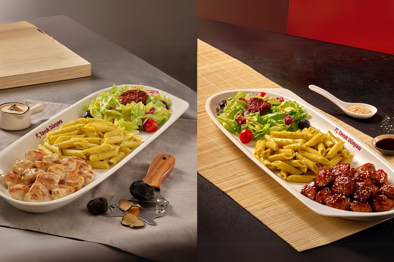 Tavuk Dünyası’ndan trüflü tavuk ve tavuk teriyaki