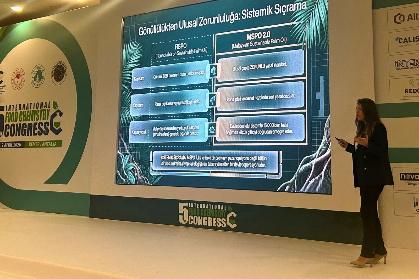 Bitkisel yağlar hakkındaki gerçekler 5. Uluslararası Gıda Kimyası Kongresi’nde ele alındı