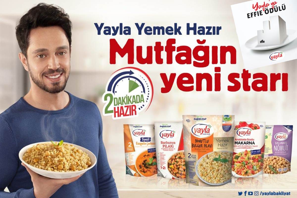 'Yayla Yemek Hazır'  Gümüş Effie ödülü kazandı