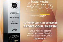 Eker, Social Media Awards bronz ödül sahibi oldu