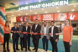 Türkiye’de 300’üncü Popeyes restoranını açtı